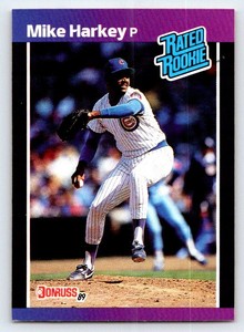 1989 Donruss #43 Mike Harkey Set Break