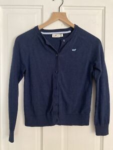 Vineyard Vines navy cardigan sweater girl 14  gently used, great condition