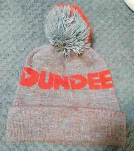 Dundee Cement Company Vtg Winter Pom Hat - Picture 1 of 6