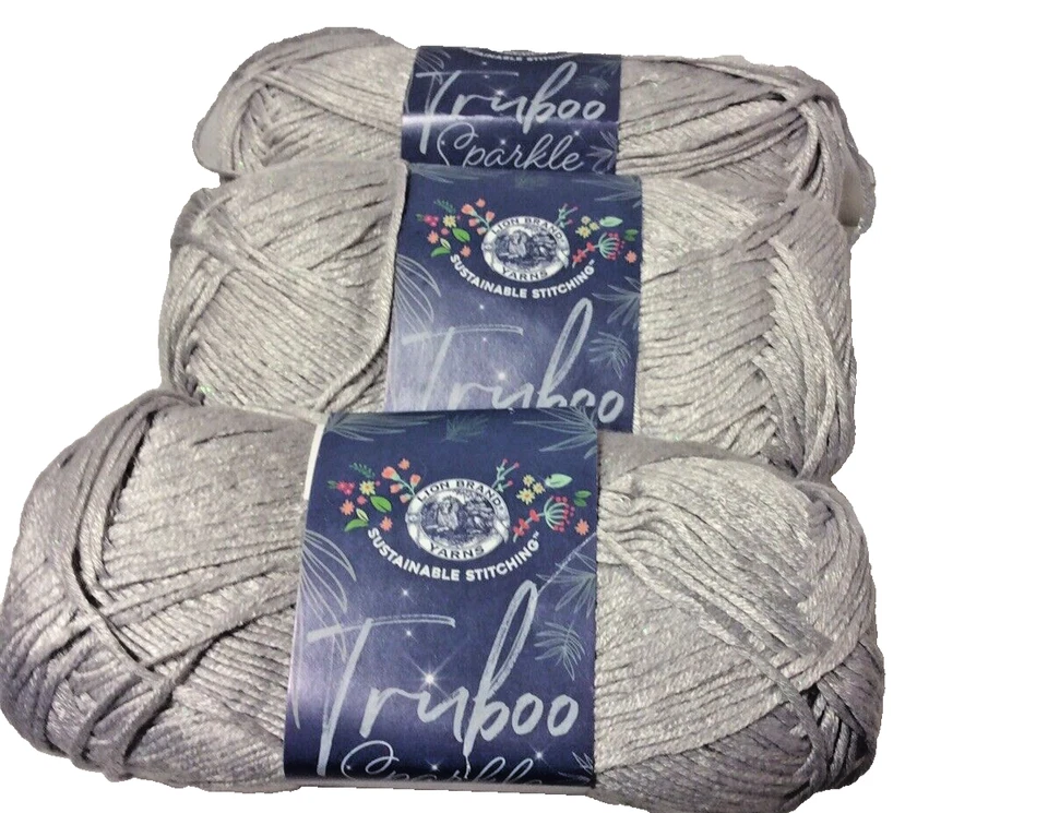 Lion Brand Truboo Sparkle Yarn 3 Pack “Star” - Image 1 of 1