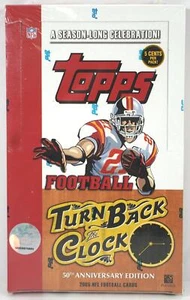 2005 Topps Football Turn Back the Clock Hobby Box - Picture 1 of 2