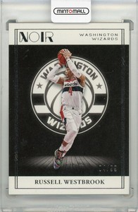 2020-21 Panini Noir Washington Wizards Russell Westbrook Base Card 04/99