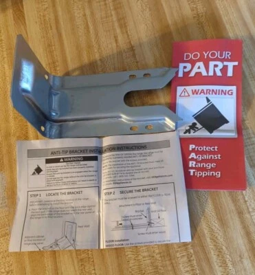 Anti-Tip Bracket For GE Cafe CGS750P4MW2 CGS750P2MS1 Gas Range 30" New - Image 1 of 4