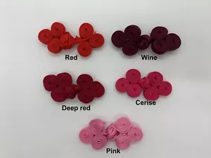 Chiusura chiusura rana Swirl 2 paia **19 COLORI DIVERSI** 5CM - Foto 1 di 20