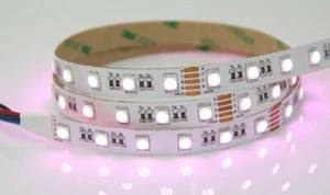 24v RGB+W 5050 500cm Rolle IP65 12mm 19w/m - Imagen 1 de 2
