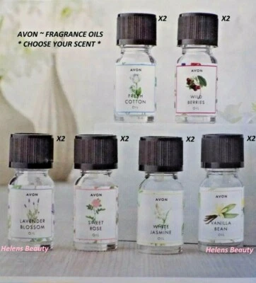 AVON ~ 2 x 10ml FRAGRANCE OILS ~ * CHOOSE YOUR SCENT * ~ BRAND NEW - Image 1 of 4