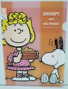 Hallmark Kokuyo Peanuts Snoopy And His Friend Sally transparent A4 Größe Halter - Bild 1 von 6
