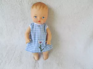 Horsman Dolls Inc. 10" Drink Wet Plastic Molded Hair VTG 1974 Soft body - Picture 1 of 9