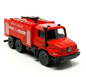 Majorette Mercedes Benz Zetros Sapaurs Pompiers France Fire Truck 1/87 (3") - Picture 1 of 6