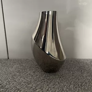 Georg Jensen Flora Vase M Medium Stainless Steel - Picture 1 of 8