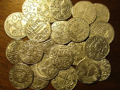 Lote de 25 lingotes de plata Viking Danegeld en 999 York Noruega Foto 1 de 3