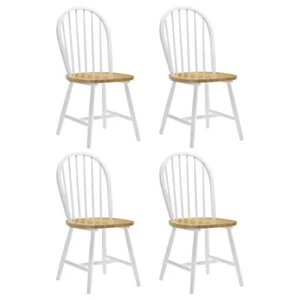 Cinder Wood Dining Side Chair White (Set of 4) - Picture 1 of 3