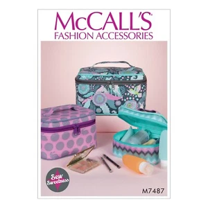 McCalls Schnittmuster M7487 - Tasche - Kosmetiktasche - Kosmetikbag - Bild 1 von 10