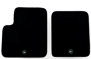Front Car Floor Mats Velour For Jeep Compass Waterproof Carpet Auto Liners 2pcs - Picture 1 of 9