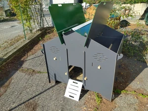 Gallinero para 15 gallinas 3 nidos internos elevados puerta automática incluida - Imagen 1 de 21