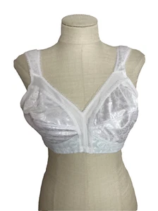 Reggiseno PLAYTEX bianco chiusura schiena con spalline cuscino taglia 40B* - Foto 1 di 5