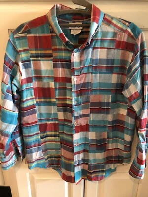 Kelly’s Kids Boys Patchwork Shirt Size10-12 - Image 1 of 4