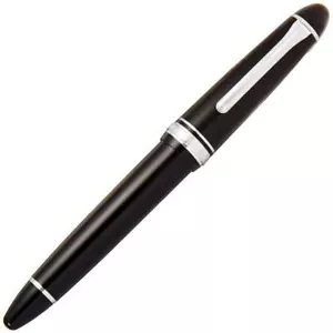 Sailor 1911 Silver Profit Large 21K Fountain Pen Black MF Nib 11-2024-320 NEW JP - Picture 1 of 2