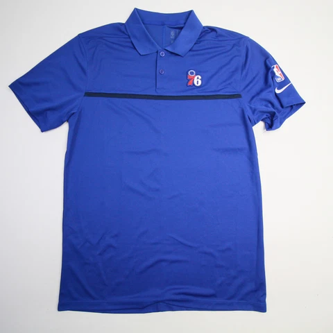 Philadelphia 76ers Nike NBA Authentics Polo Men's Blue New Cover