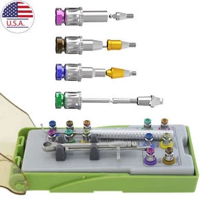 Kit de destornillador protésico para implantes dentales destornillador de pilar triángulo universal - Imagen 1 de 20