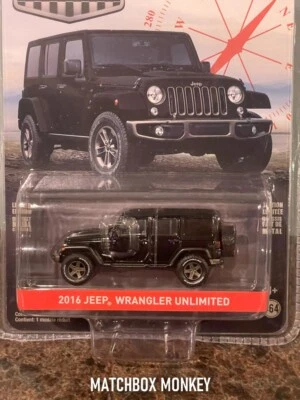 Greenlight 70th Anniversary 2016 Jeep Wrangler Unlimited Black 4 Door JK NEW - Image 1 of 3