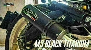 GPR EXHAUST DUCATI Diavel 1198 2011/16 HOMOLOGATED SLIP-ON EXHAUST M3 BLACK TIT - Picture 1 of 8