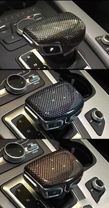 For Audi A6 S6 RS6 2019-24 Carbon Fiber Shift Knob Cover Replaceab - Picture 1 of 9