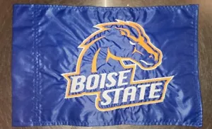 10"X15" BOISE STATE Royal Blue Safety flag UTV ATV JEEP BOAT bicycle Kayak - Picture 1 of 2