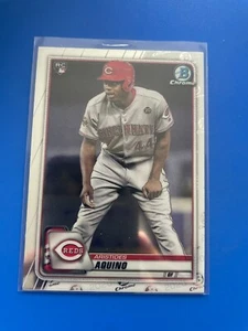 2020 Bowman Chrome #79 Aristides Aquino Rookie Card Reds {27B5} - Picture 1 of 2