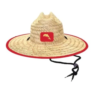 552612 DOLPHINS NRL TEAM LOGO ADULT ONE SIZE WIDE BRIM SUMMER STRAW HAT - Bild 1 von 3