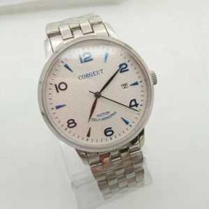 Men's Watch steel band Sport 42mm Sapphire Glass seagull Automatic Wristwatch - Imagen 1 de 8