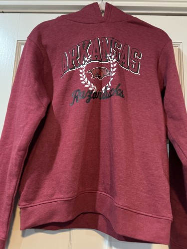 VETEMENTS PROEDGE By Knights Apparel Felpa con Cappuccio Donna Arkansas Razorback Taglia M (8 10)