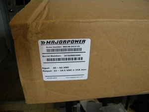 MAJORPOWER DC to DC power converter MDC48-24/35-2U input 40-60 VDC output 22-24V - Picture 1 of 4
