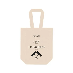 Wine Tote Bag - I Came (for the wine), I Saw, I Conquered, Gift for Wine Lovers - Picture 1 of 5