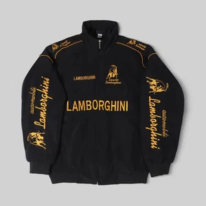 Vintage Lamborghini Racing Jacket: Embroidered F1 Motorsport Streetwear - Picture 1 of 10