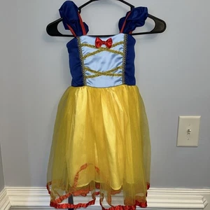 Snow White Halloween Costume Relibeauty 120 Girls Dress Up Size 4 Matching Shoes - Picture 1 of 9