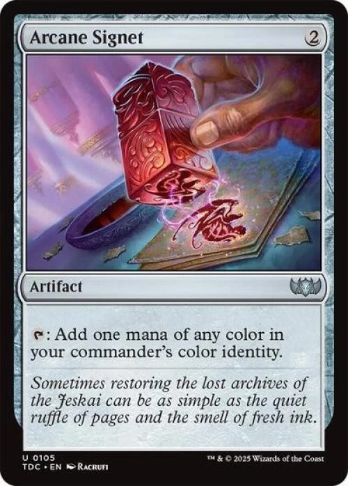 NM U - Arcane Signet: Commander: Tarkir: Dragonstorm - Image 1 of 1