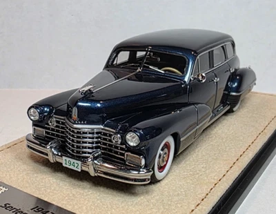 Stamp Models 1:43 1942 Cadillac Series 67 Imperial Sedan Beldon Blue Poly RARE! - Image 1 of 4