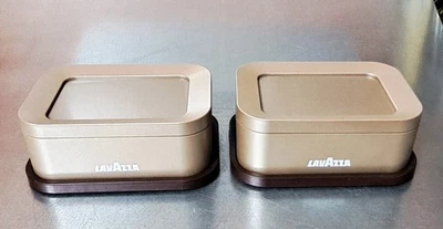 Set Servizio da 2 Porta tovaglioli " Lavazza " da bar - New old stock - Immagine 1 di 4