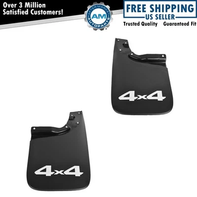 OEM Splash Guard Mud Flap Pair Rear Set of 2 LH & RH Black for Toyota Tacoma 4x4 - Image 1 of 4
