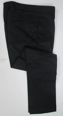 LANDS END Black Slim Leg School Uniform Chino Chino Pants Womens 4 NEW - Image 1 of 4