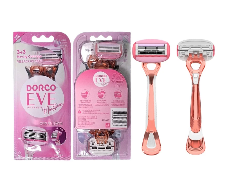 Maquinilla de afeitar para mujer Dorco Eve Moisture hoja de 6 capas depilación femenina Foto 1 de 4