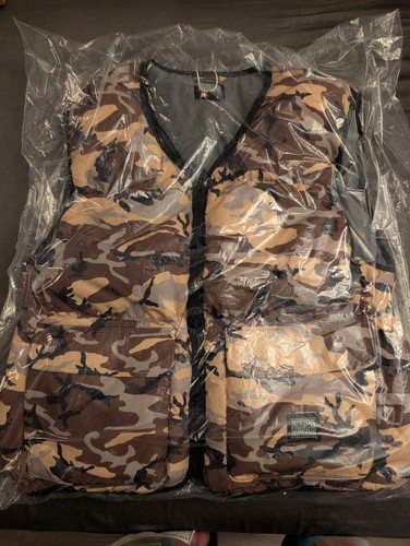 Gilet imbottito mimetico Supreme Marithe Francois Girbaud Down