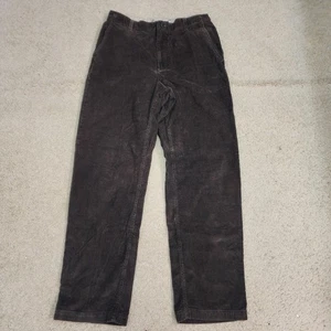 Cherokee Pants Mens 34x32 Brown Corduroy Straight Leg Casual Pockets 100% Cotton - Picture 1 of 20