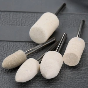 25X Wool Felt Buffing Polishing Pad Grinding Head Set for Power Rotary Tools - Picture 1 of 10
