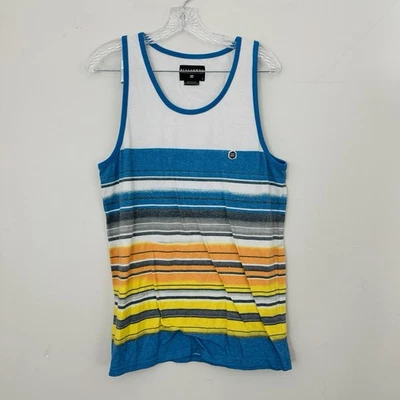 Billabong синий и оранжевый в полоску бак мужской размер L - Изображение 1 из 4