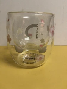 Starbucks Pink Cat Tail Double Layer Heat-resistant Glass Cup Cute Cat Cups 8oz - Picture 1 of 3