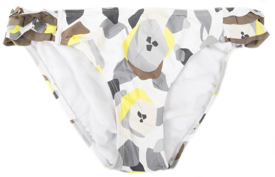 Perry Ellis Women's Ruffle Geometric Print Bikini Swim Bottom - Image 1 of 1