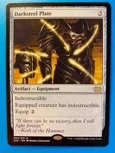 Magic The Gathering 2022 Magic The Gathering 1x Placa de Acero Oscuro # 304 Doble Maestros x1 Casi Nueva - Imagen 1 de 1