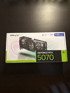 PNY GeForce RTX™ 5070 12GB Vram Overclocked Triple Fan - BRAND NEW. - Picture 1 of 6